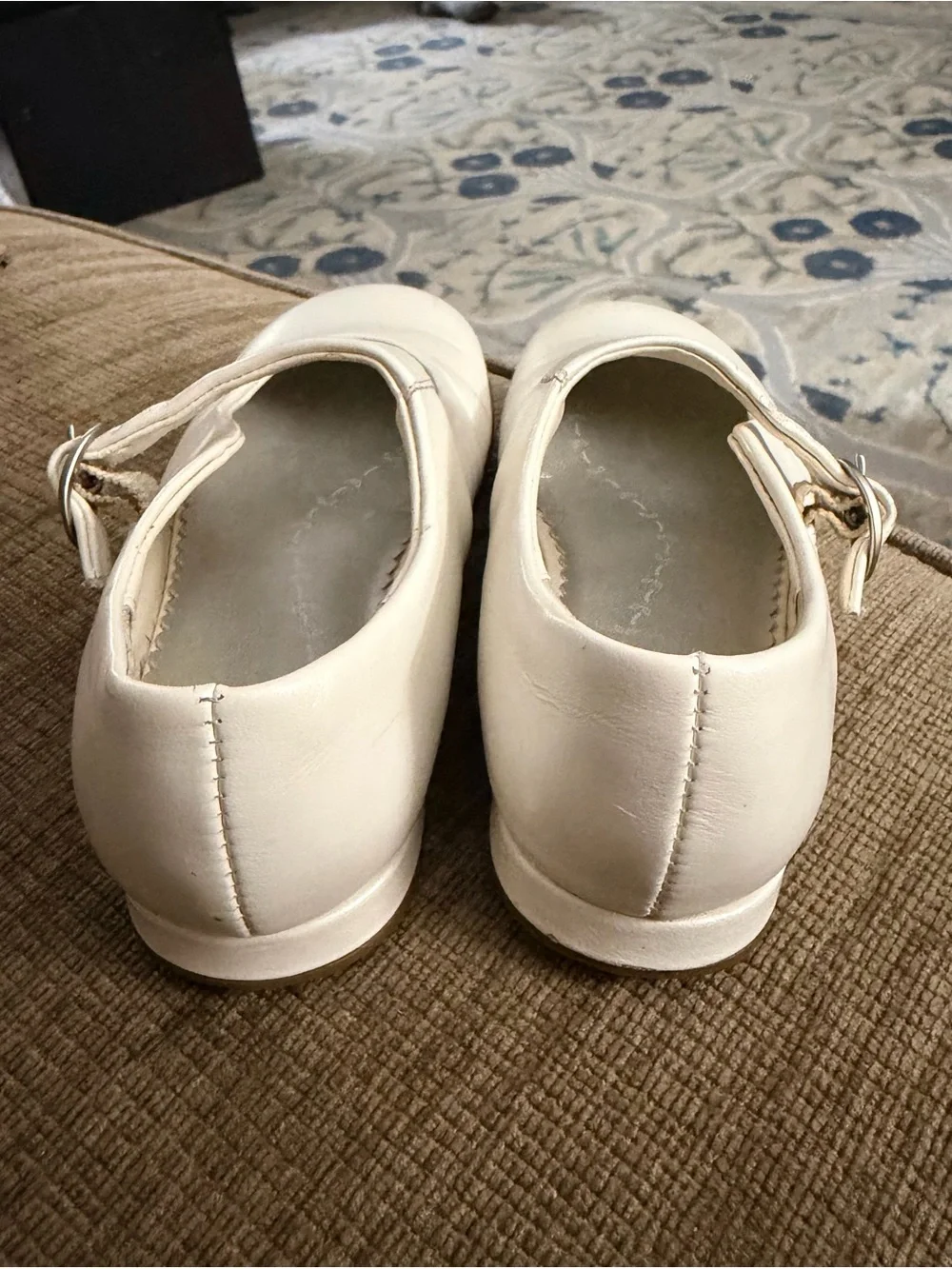 Stride-rite Ivory Size 9 M Leather Mary Jane Shoes